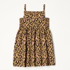 Amazon Essentials Girls and Toddlers’ Cotton Strappy Midi Dress(Dark Tan Leopard)