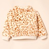 Amazon Essentials Girls and Toddlers’ Cropped Faux Fur Jacket, Outerwear(Cream Leopard)
