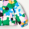 Amazon Essentials Girls and Toddlers’ Cropped Full-Zip Fully Lined Puffer Jacket (Quilted Matte or Sherpa Fleece)(Geo Camo)