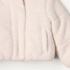 Amazon Essentials Girls and Toddlers’ Cropped Full-Zip Fully Lined Puffer Jacket (Quilted Matte or Sherpa Fleece)(Light Beige)