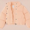 Amazon Essentials Girls and Toddlers’ Cropped Full-Zip Fully Lined Puffer Jacket (Quilted Matte or Sherpa Fleece)(Light Brown)
