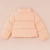 Amazon Essentials Girls and Toddlers’ Cropped Full-Zip Fully Lined Puffer Jacket (Quilted Matte or Sherpa Fleece)(Light Brown)