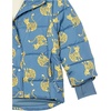 Amazon Essentials Girls and Toddlers’ Heavyweight Hooded Puffer Coat, Water-Resistant(Blue Cat)