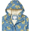 Amazon Essentials Girls and Toddlers’ Heavyweight Hooded Puffer Coat, Water-Resistant(Blue Cat)