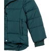 Amazon Essentials Girls and Toddlers’ Heavyweight Hooded Puffer Coat, Water-Resistant(Dark Green)