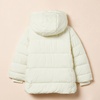 Amazon Essentials Girls and Toddlers’ Heavyweight Hooded Puffer Coat, Water-Resistant(Ivory)