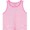 Amazon Essentials Girls and Toddlers’ Knit Sleeveless Fit and Flare Tank Play Dress, Pack of 2(2-pack Floral/Pink Stripe)