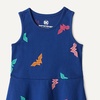 Amazon Essentials Girls and Toddlers’ Knit Sleeveless Fit and Flare Tank Play Dress, Pack of 2(Wonder Woman)