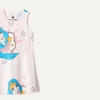 Amazon Essentials Girls and Toddlers’ Knit Sleeveless Fit and Flare Tank Play Dress, Pack of 2(Wonder Woman)