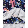 Amazon Essentials Girls and Toddlers’ Knitted Ruffle Scooter Skirts with Elastic Waist and Built in Shorts(3-pack Space Stripes)
