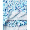 Amazon Essentials Girls and Toddlers’ Knitted Ruffle Scooter Skirts with Elastic Waist and Built in Shorts(Blue Mermaids/Grey/Purple Tie Dye)