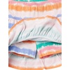 Amazon Essentials Girls and Toddlers’ Knitted Ruffle Scooter Skirts with Elastic Waist and Built in Shorts(Navy Space/Turquoise Green/White Tie Dye)