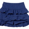 Amazon Essentials Girls and Toddlers’ Knitted Ruffle Scooter Skirts with Elastic Waist and Built in Shorts(Navy/Pink Candy/White Rainbow Print)