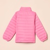 Amazon Essentials Girls and Toddlers’ Light-Weight Water-Resistant Packable Mock Puffer Jackets(Bright Pink)