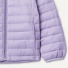 Amazon Essentials Girls and Toddlers’ Light-Weight Water-Resistant Packable Mock Puffer Jackets(Dusty Grape)