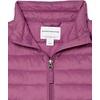Amazon Essentials Girls and Toddlers’ Light-Weight Water-Resistant Packable Mock Puffer Jackets(Dusty Purple)