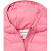 Amazon Essentials Girls and Toddlers’ Lightweight Water-Resistant Packable Hooded Puffer Jacket(Bright Pink)