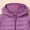 Amazon Essentials Girls and Toddlers’ Lightweight Water-Resistant Packable Hooded Puffer Jacket(Dusty Purple)