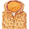 Amazon Essentials Girls and Toddlers’ Lightweight Water-Resistant Packable Hooded Puffer Jacket(Yellow Floral)