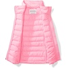 Amazon Essentials Girls and Toddlers’ Lightweight Water-Resistant Packable Puffer Vest(Neon Flamingo Pink)