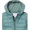 Amazon Essentials Girls and Toddlers’ Long Lightweight Hooded Puffer Jacket(Green)