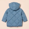 Amazon Essentials Girls and Toddlers’ Long Quilted Cocoon Puffer Coat(Blue)