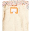 Amazon Essentials Girls and Toddlers’ Long Quilted Cocoon Puffer Coat(Cream Floral)