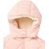 Amazon Essentials Girls and Toddlers’ Long Quilted Cocoon Puffer Coat(Light Pink)