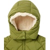 Amazon Essentials Girls and Toddlers’ Long Quilted Cocoon Puffer Coat(Olive)