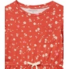 Amazon Essentials Girls and Toddlers’ Long-Sleeve Elastic Waist T-Shirt Dress(Orange Ditsy/Pink Floral)