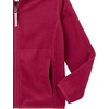 Amazon Essentials Girls and Toddlers’ Polar Fleece Full-Zip Hooded Lightweight Jacket, Insulated(Cranberry Red)