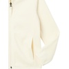 Amazon Essentials Girls and Toddlers’ Polar Fleece Full-Zip Hooded Lightweight Jacket, Insulated(Ivory)