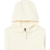 Amazon Essentials Girls and Toddlers’ Polar Fleece Full-Zip Hooded Lightweight Jacket, Insulated(Ivory)