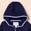 Amazon Essentials Girls and Toddlers’ Polar Fleece Full-Zip Hooded Lightweight Jacket, Insulated(Navy)