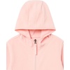 Amazon Essentials Girls and Toddlers’ Polar Fleece Full-Zip Hooded Lightweight Jacket, Insulated(Soft Pink)