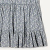 Amazon Essentials Girls and Toddlers’ Ruffle Woven Dress(Blue Posey Floral)