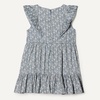 Amazon Essentials Girls and Toddlers’ Ruffle Woven Dress(Blue Posey Floral)