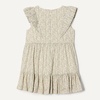 Amazon Essentials Girls and Toddlers’ Ruffle Woven Dress(Ivory Posey Floral)