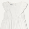 Amazon Essentials Girls and Toddlers’ Ruffle Woven Dress(White)