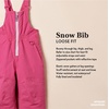 Amazon Essentials Girls and Toddlers’ Water-Resistant Ski & Snow Bib Overall(Light Mauve)