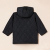 Amazon Essentials Unisex Kids and Toddlers’ Long Quilted Jacket(Black)