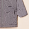Amazon Essentials Unisex Kids and Toddlers’ Long Quilted Jacket(Grey)