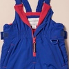 Amazon Essentials boys Water-Resistant Snow Bib(Blue)