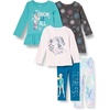 Amazon Essentials Disney | Marvel | Star Wars | Frozen | Princess Girls and Toddlers’ Mix-and-Match Cotton Set, Pack of 5(Frozen 2 Fearless)