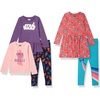 Amazon Essentials Disney | Marvel | Star Wars | Frozen | Princess Girls and Toddlers’ Mix-and-Match Cotton Set, Pack of 5(Star Wars Galaxy Set)