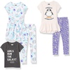 Amazon Essentials Disney | Marvel | Star Wars | Frozen | Princess Girls and Toddlers’ Mix-and-Match Cotton Set, Pack of 5(Star Wars/Penguin)