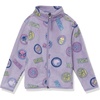 Amazon Essentials Disney | Marvel | Star Wars | Princess Girls and Toddlers’ Polar Fleece Full-Zip Mock Jackets(Marvel Logo Icon Print)