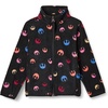 Amazon Essentials Disney | Marvel | Star Wars | Princess Girls and Toddlers’ Polar Fleece Full-Zip Mock Jackets(Star Wars Multi Rebel)