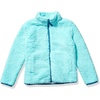 Amazon Essentials Girls’ Faux Sherpa Fleece Full-Zip Jacket, Lined(Aqua Blue)