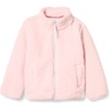 Amazon Essentials Girls’ Faux Sherpa Fleece Full-Zip Jacket, Lined(Light Pink)